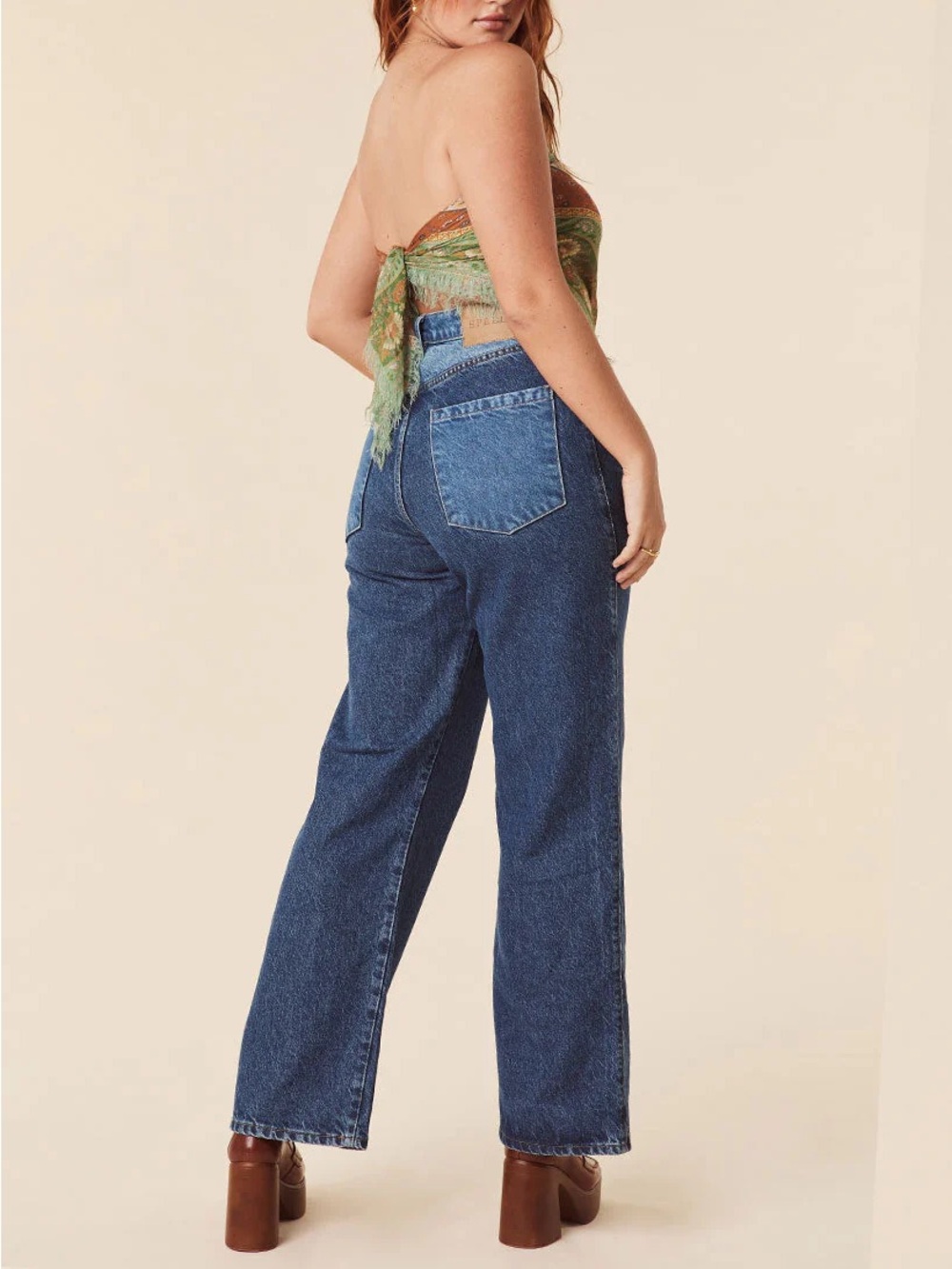 Spell Daisy Patchwork Denim Jean